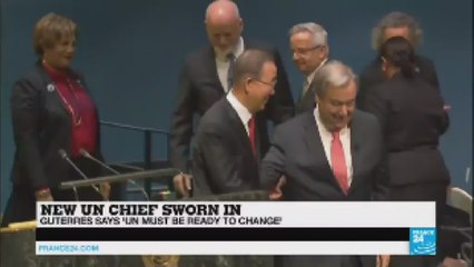 New UN secretary general Antonio Guterres