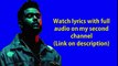 The Weeknd - I Feel It Coming lyrics ft Daft Punk