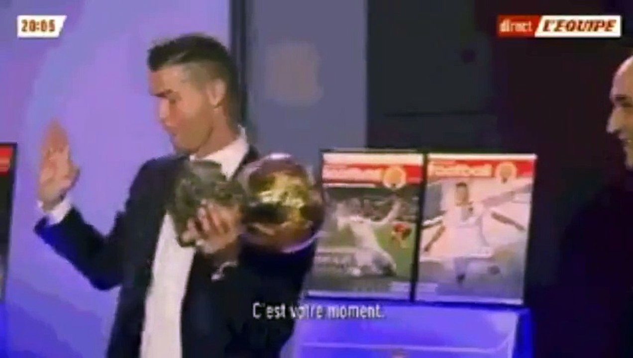 Le DAB de cristiano ronaldo! Ballon d'or