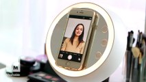 Get the perfect selfie lighting with this smart makeup mirror