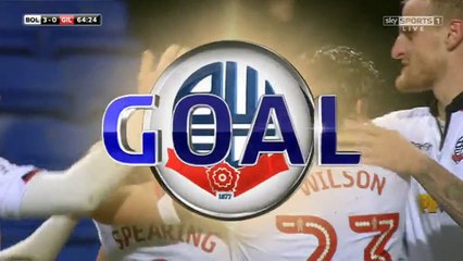 3-0 Gary Madine Goal England  League One - 12.12.2016 Bolton Wanderers 3-0 Gillingham