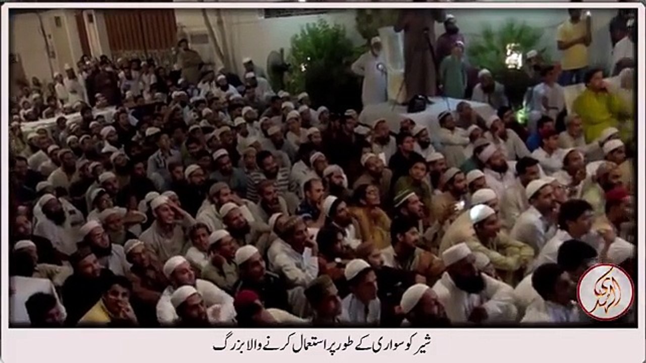 A man who used to ride on lion by Maulana Tariq Jameel