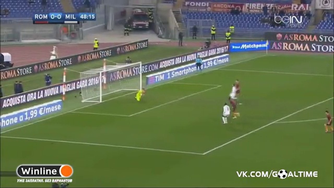 AS Roma vs AC Milan(1-0) ~ All Goals and Full Highlights ~ 12/12/2016 [HD]