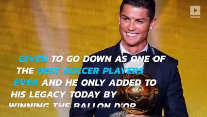 Cristiano Ronaldo won the Ballon d'Or again