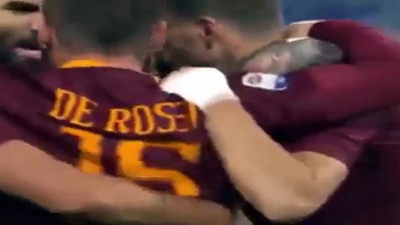 اهداف روما 1 - 0 ميلان  الدوري الايطالي  12-12-2016