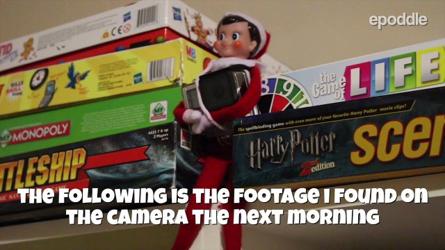 Dad straps GoPro to Elf on the Shelf - captures incredible footage