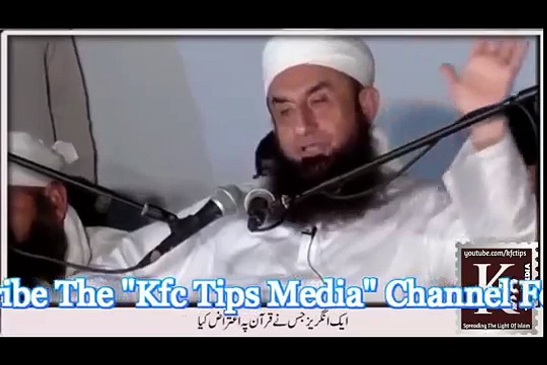 A non muslim who had allegations over Quran by Maulana Tariq Jameel