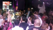 تامر حسني ميدلي حفل زفاف نجم الاهلي وليد سليمان