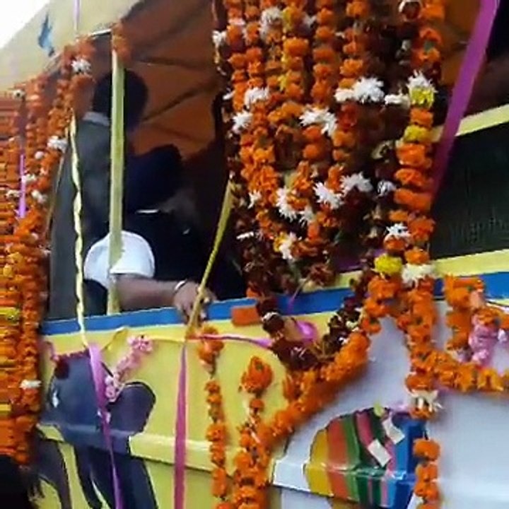 Sukhbir In Bus