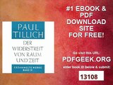 Paul Tillich Gesammelte Werke Gesammelte Werke, 14 Bde., Bd.6, Der Widerstreit von Raum und Zeit