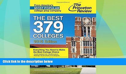 Best Price The Best 379 Colleges, 2015 Edition (College Admissions Guides) Princeton Review On Audio