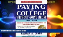 Price Paying for College without Going Broke, 1998 Edition (Issn 1076-5344) John Katzman On Audio