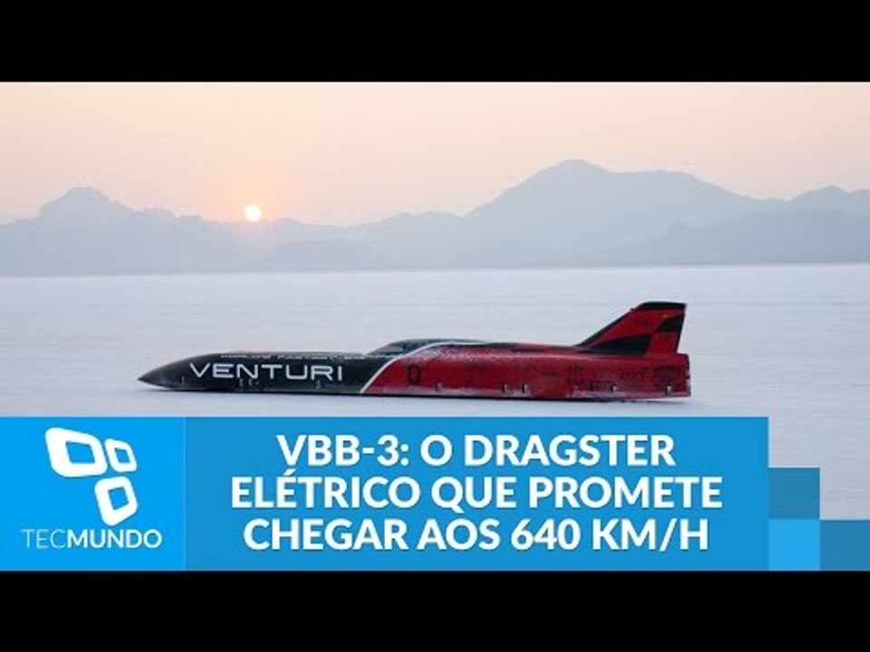 VBB-3: o dragster elétrico que promete chegar aos 640 km/h