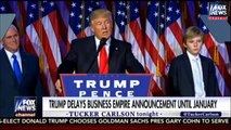 Tucker Carlson Tonight 12/12/2016 - Donald Trump Delays Business Empire Announcement Until January