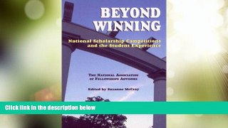 Best Price Beyond Winning: National Scholarship Competitions and the Student Experience  For Kindle