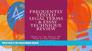 Online Jide Obi law books Frequently Tested Legal Terms -   Essay Technique Review: Many of the