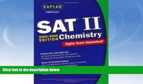 Buy NOW  Kaplan SAT II: Chemistry 2004-2005 (Kaplan SAT Subject Tests: Chemistry) Kaplan  Book