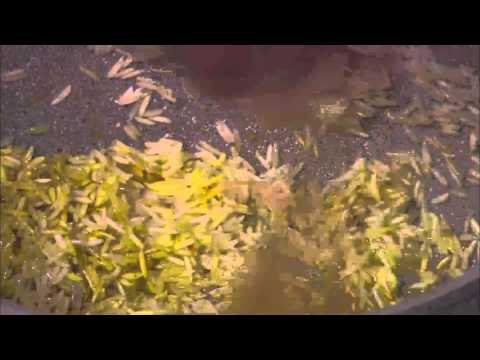 ارز بسمتي اصفر بالثوم - سمك دنيس زبده وليمون | شبكة وصنارة حلقة كاملة