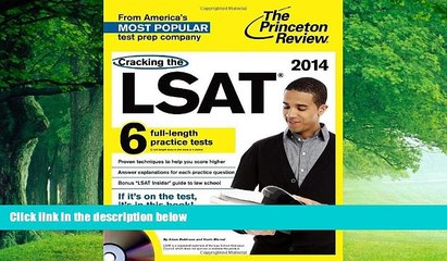 Online Princeton Review Cracking the LSAT with 6 Practice Tests   DVD, 2014 Edition (Graduate