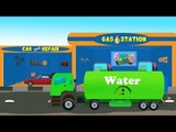 Gas Station | Car Video | Gas Station For Kids