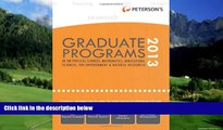 Online Peterson s Graduate Programs in the Physical Sciences, Mathematics, Agricultural Sciences,