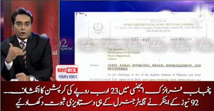 92 News expose Huge corruption of punjab forensic science agency