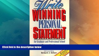 Best Price How to Write a Winning Personal Statement (Second edition) Richard J. Stelzer For Kindle