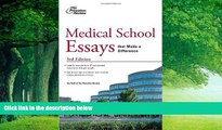 Online Princeton Review Medical School Essays that Made a Difference, 3rd Edition (Graduate School