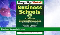 Best Price Essays That Worked for Business Schools: 40 Essays from Successful Applications to the