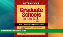 Price Graduate Schools in the U.S. 2009 (Peterson s Graduate Schools in the U.S) Peterson s On Audio