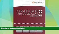 Price Graduate   Professional Programs: An Overview 2015 (Peterson s Graduate   Professional