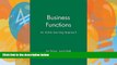 Online Jim Pearce Business Functions: An Active Learning Approach (Open Learning Foundation) Full