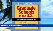 Buy Peterson s DecisionGuides Grad Sch in US 2006 (Peterson s Graduate Schools in the U.S)