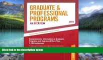 Online Peterson s Grad Guides Book 1:  Grad/Prof Progs Overvw 2009 (Peterson s Graduate
