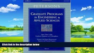 Online Peterson s Grad Guides Bk5: Engineer/Appld Sci 2005 (Peterson s Graduate Programs in