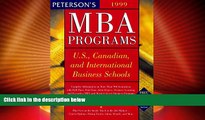 Price Peterson s Guide to MBA Programs 1999: A Comprehensive Directory of Graduate Business