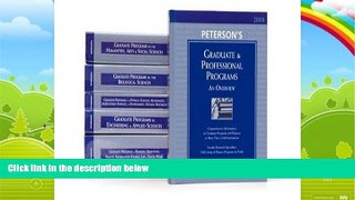 Buy Peterson s Graduate Guide Set (6vols) 2008 (Peterson s Graduate   Professional Programs) Full