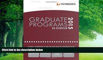 Buy Peterson s Graduate   Professional Programs: An Overview 2015 (Peterson s Graduate