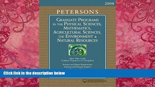 Buy Peterson s Graduate Programs in the Physical Sciences, Mathematics, Agricultural Sciences,