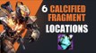 Finding 6 Calcified Fragments for 