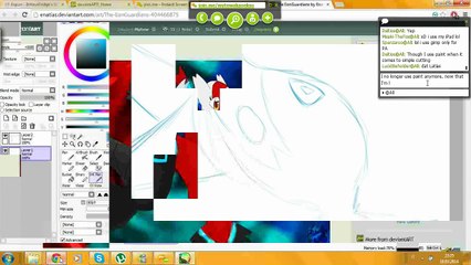 Enatias Latias Form Speedpaint (Featuring Mytew) (7-5-2015)