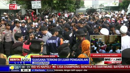 Ruang Sidang Ahok Ramai Sejak Pagi