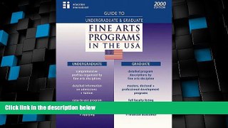 Price Guide to Graduate Fine Arts Programs in the USA-2000 Edition (Guide to Graduate Fine Arts