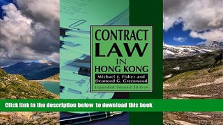 PDF [DOWNLOAD] Contract Law in Hong Kong (Hong Kong University Press Law Series) BOOK ONLINE