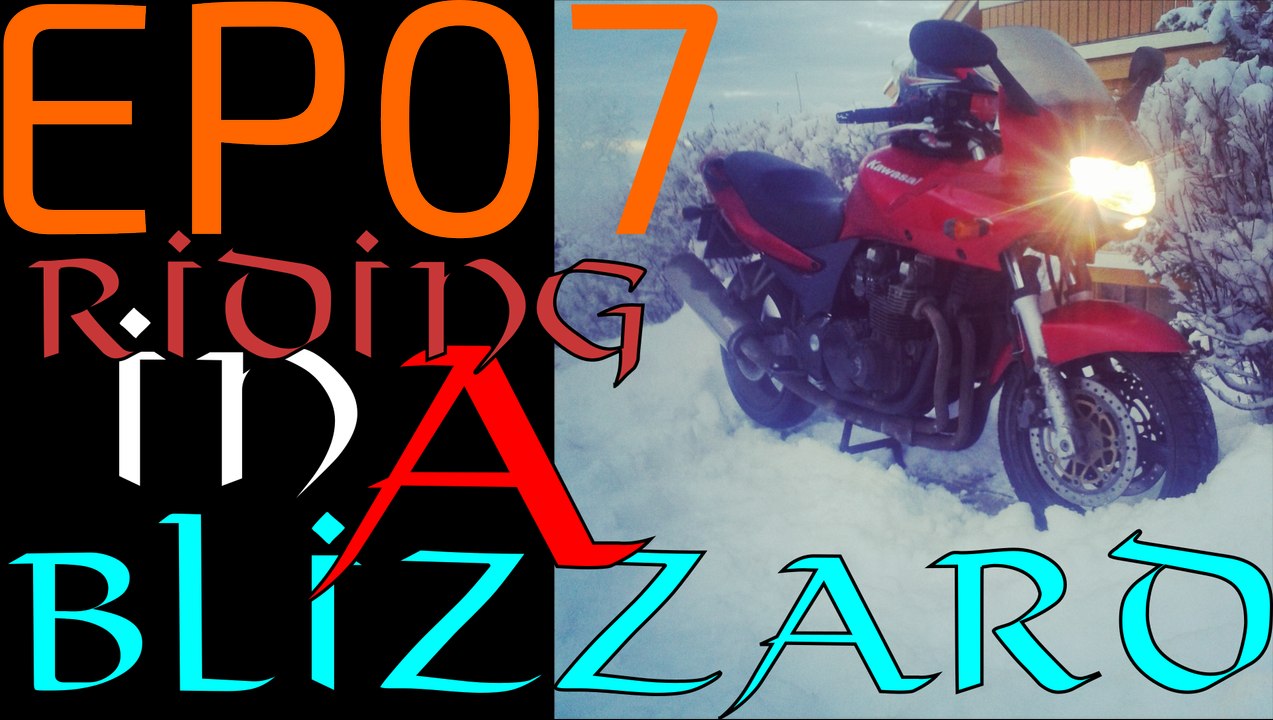 Motovlog 07 | Motorcycle + Blizzard = Fun!