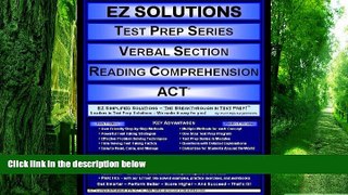 Online Punit Raja SuryaChandra EZ Solutions - Test Prep Series - Verbal Section - Reading