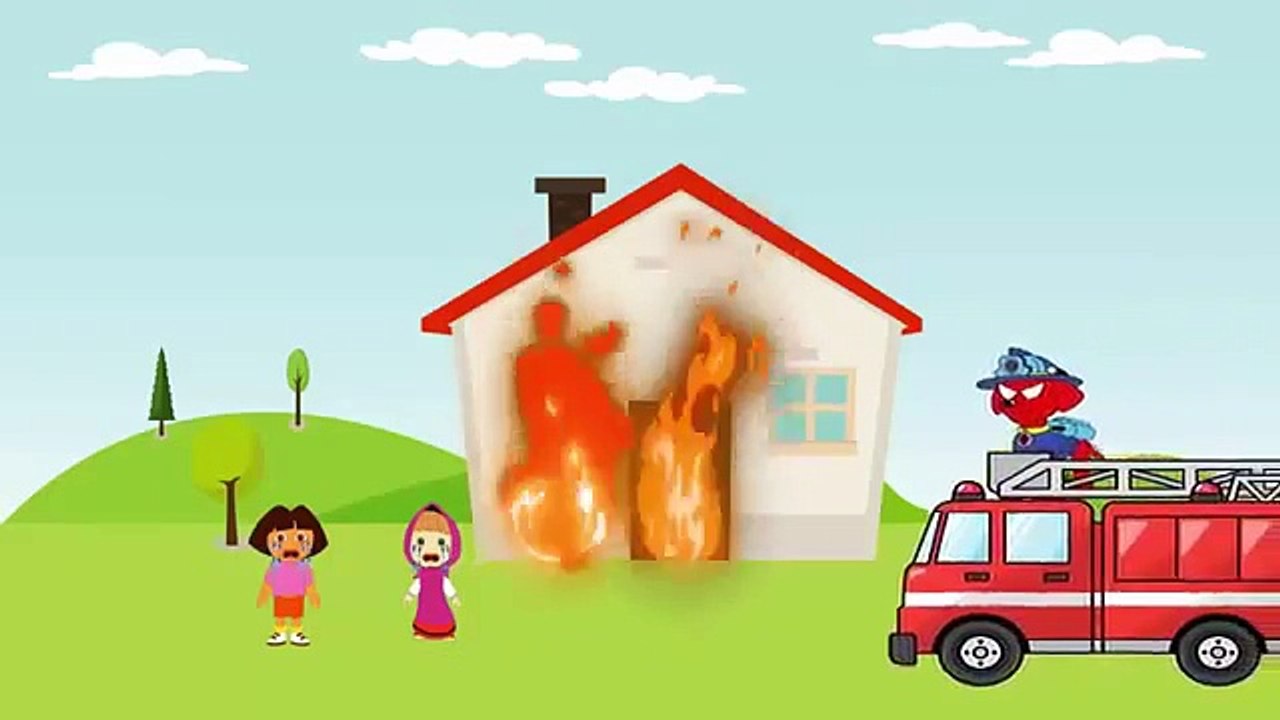 Masha And Dora Halloween Paw Patrol 17 Funny Story Finger Family Nursery Rhymes #Jonat