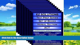 Online Punit Raja SuryaChandra EZ Solutions - Test Prep Series - Set of Books - Verbal Section -