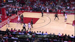 James Harden Crosses Up Trevor Booker - Nets vs Rockets - December 12, 2016 - 2016-17 NBA Season