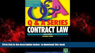 Pre Order Contract Law (Question   Answers) Richard Stone Full Ebook